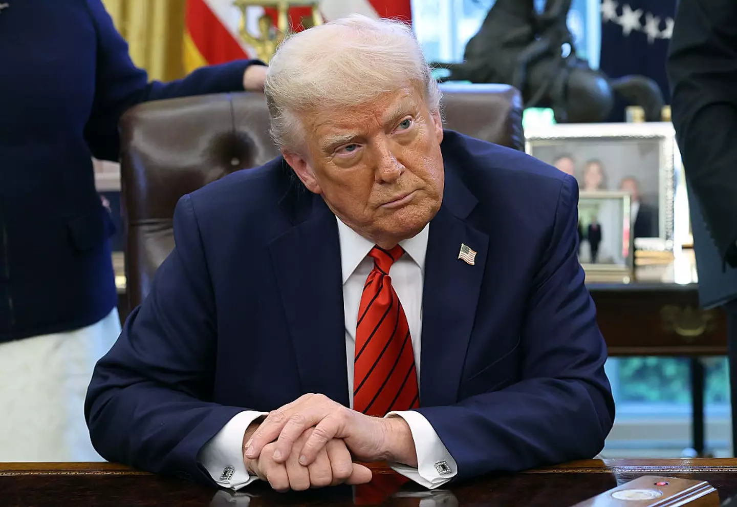 Trump was criticised for the comment (Win McNamee/Getty Images)