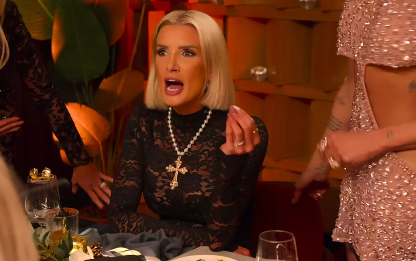 Nicole admitted the dinner party wasn't her 'proudest moment' (Netflix)