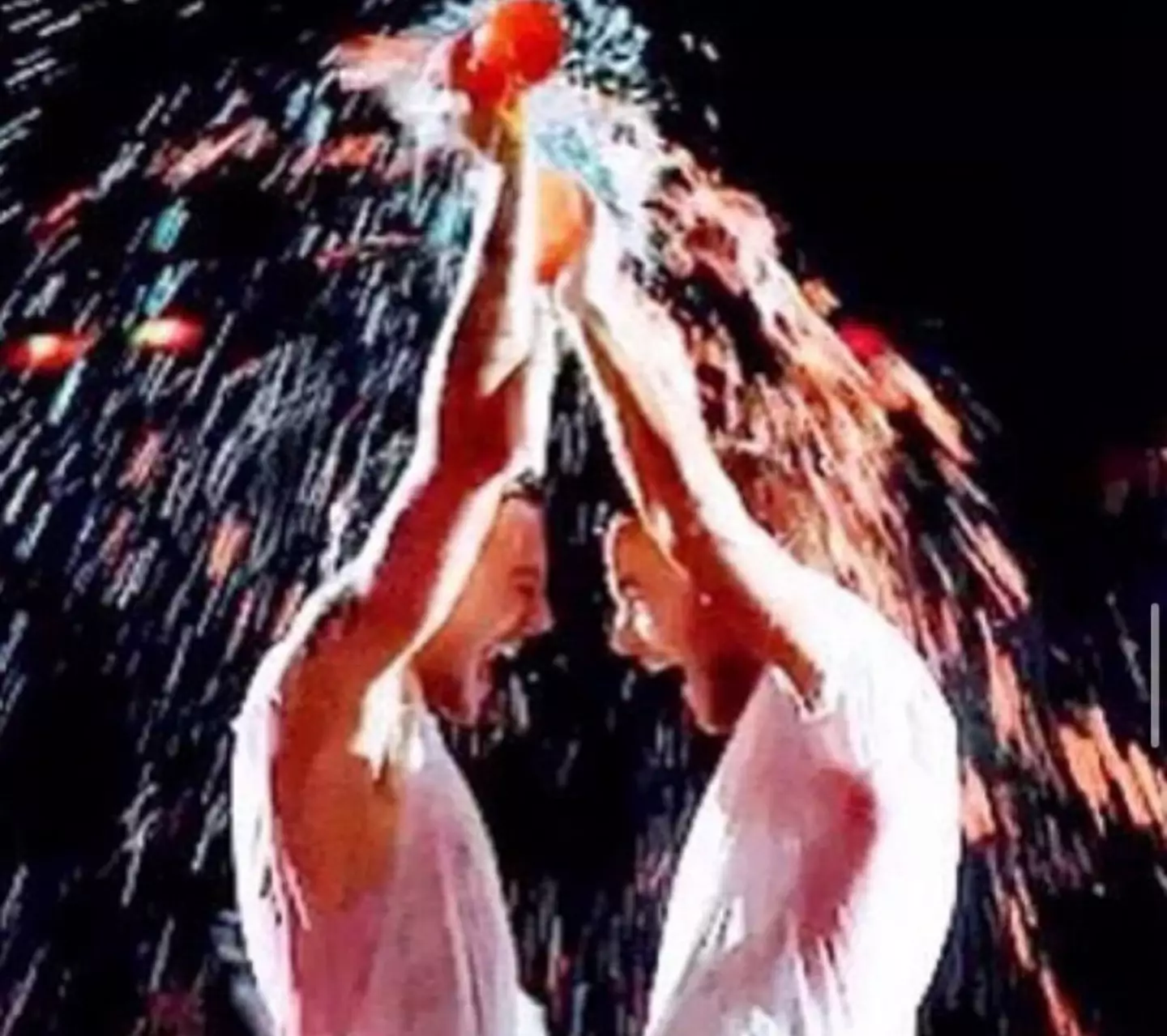 The picture that 'summed up' the boys' relationship. (Instagram/@louist91)