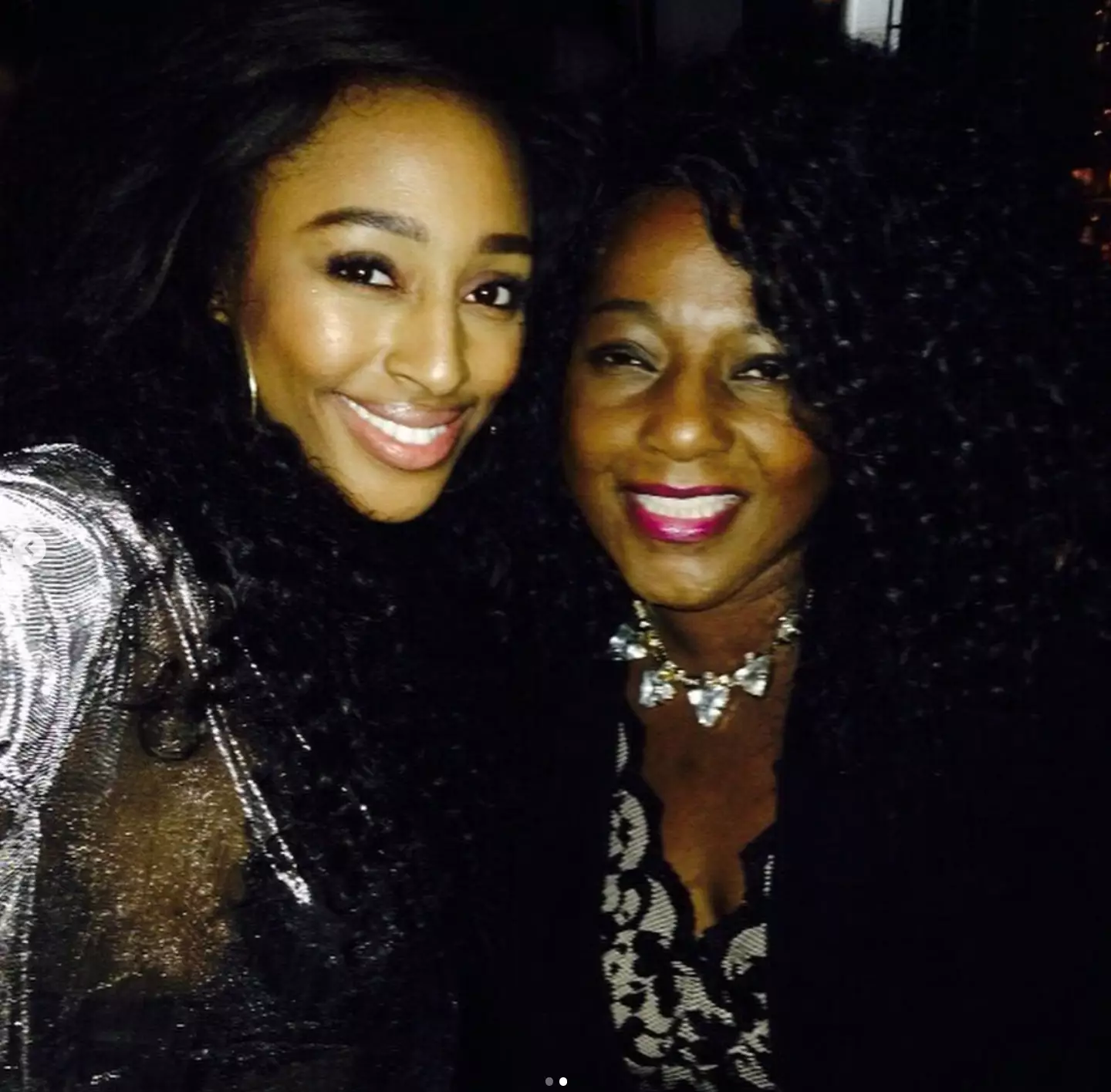 Alexandra with her late mum Melissa.