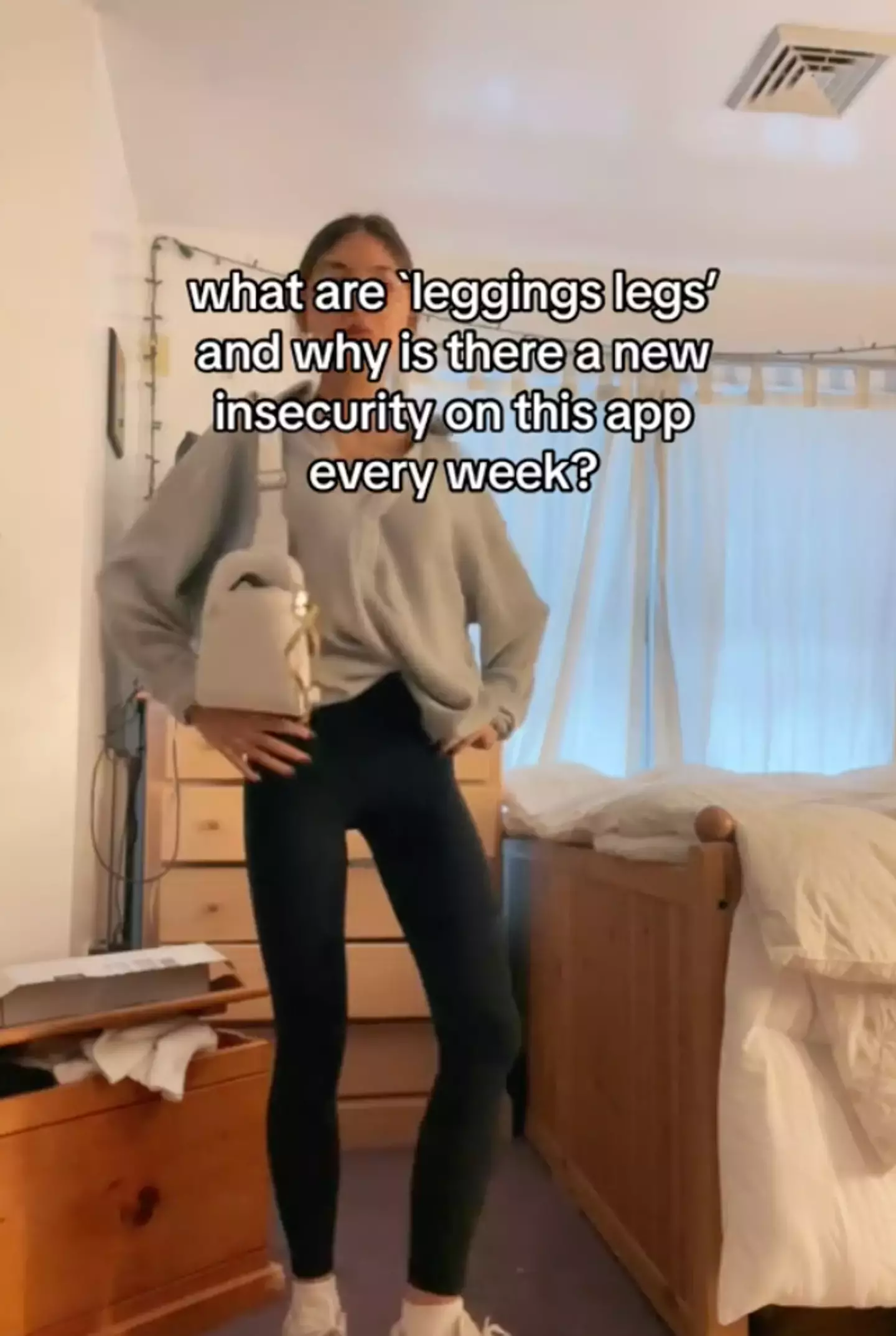 'Legging legs' also caused a stir this year (TikTok/@sydneymarie469)