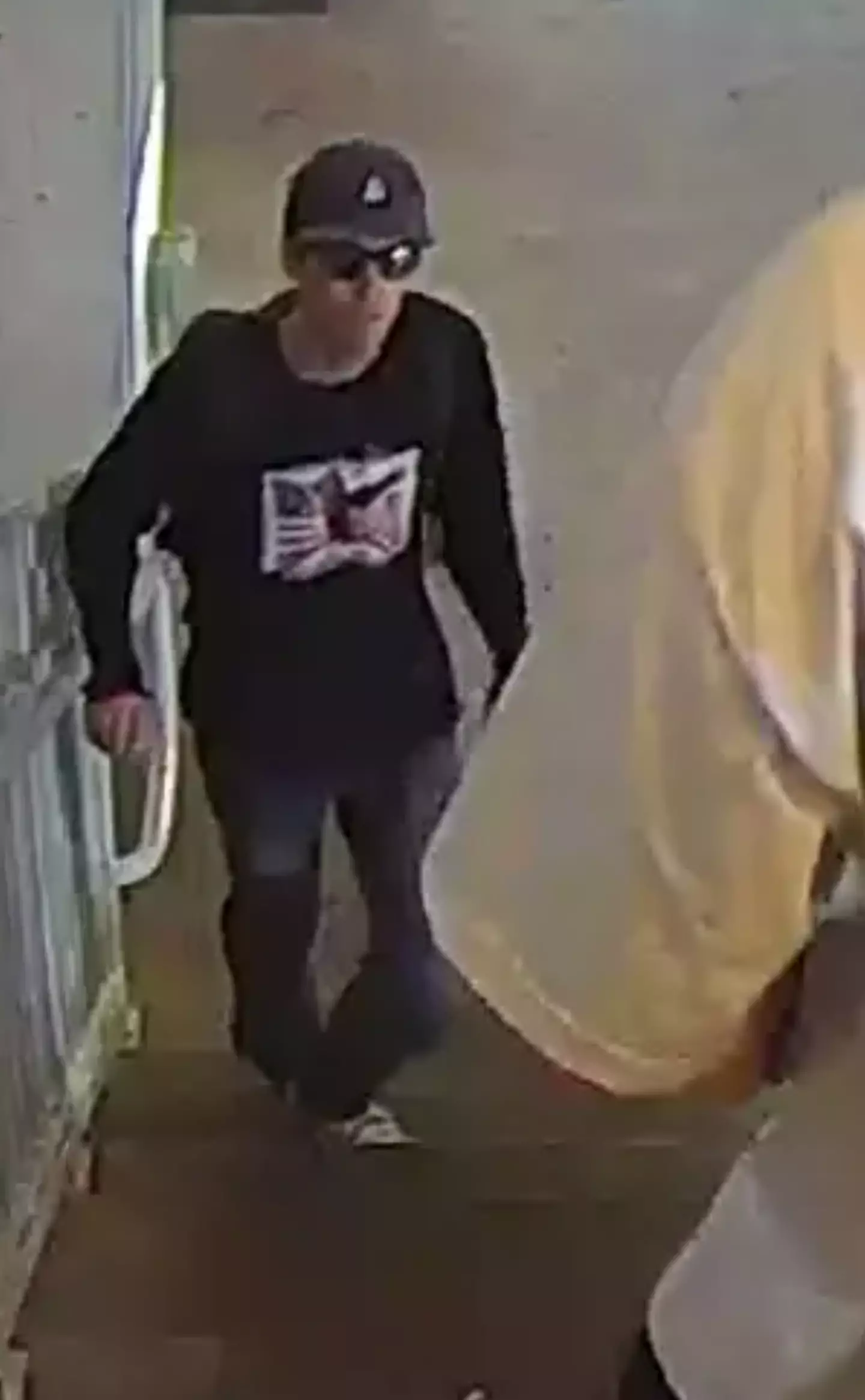 The FBI has released an image of the person of interest (FBI)