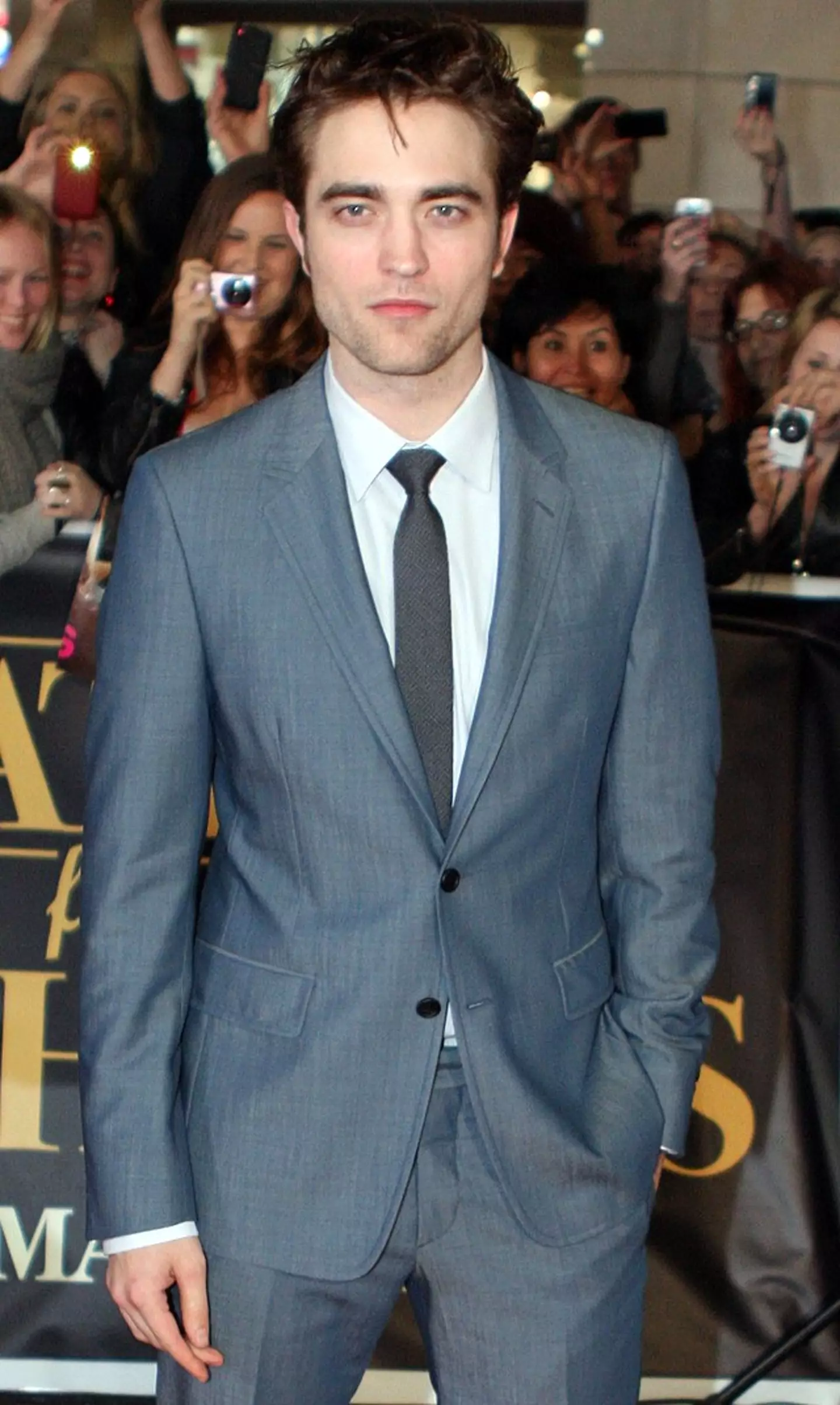 Robert Pattinson was previously said to be the most beautiful man in the world.
