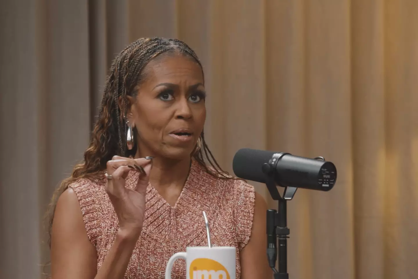 Michelle Obama has shared her thoughts on couples moving in together 'too soon' (YouTube/Michelle Obama and Higher Ground Productions)