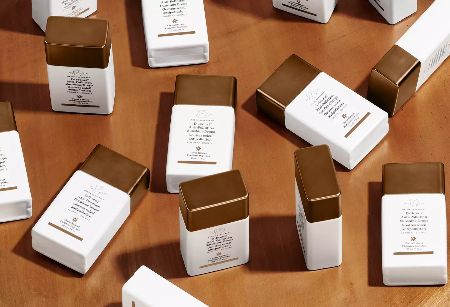 Women are ditching the make-up in favour of the tanning drops.