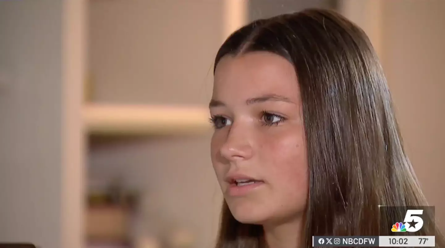 13-year-old Stella Thompson recalled the floods at Camp Mystic (NBC)