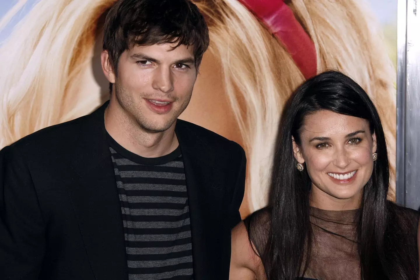 Ashton Kutcher and Demi Moore in 2008.