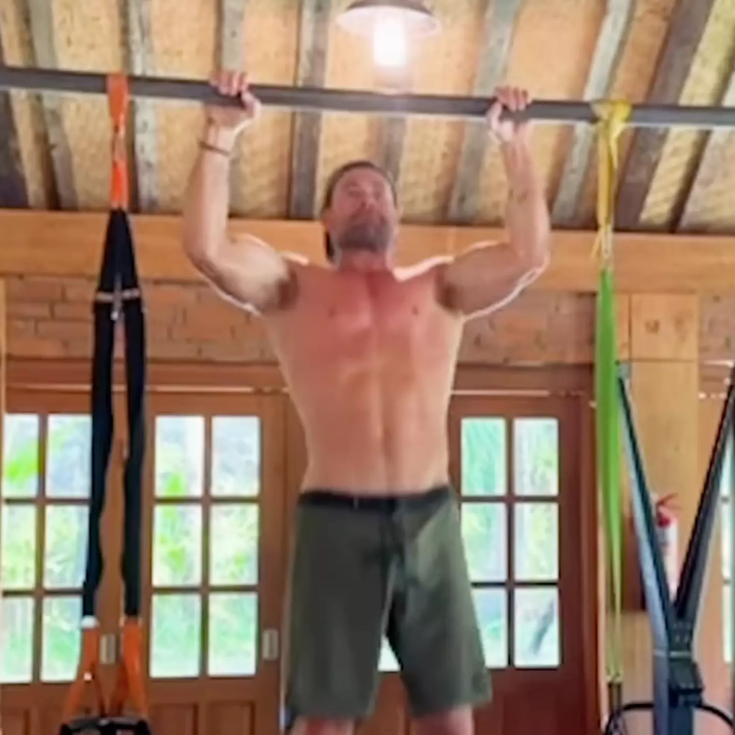 Hemsworth posted a video on Instagram.