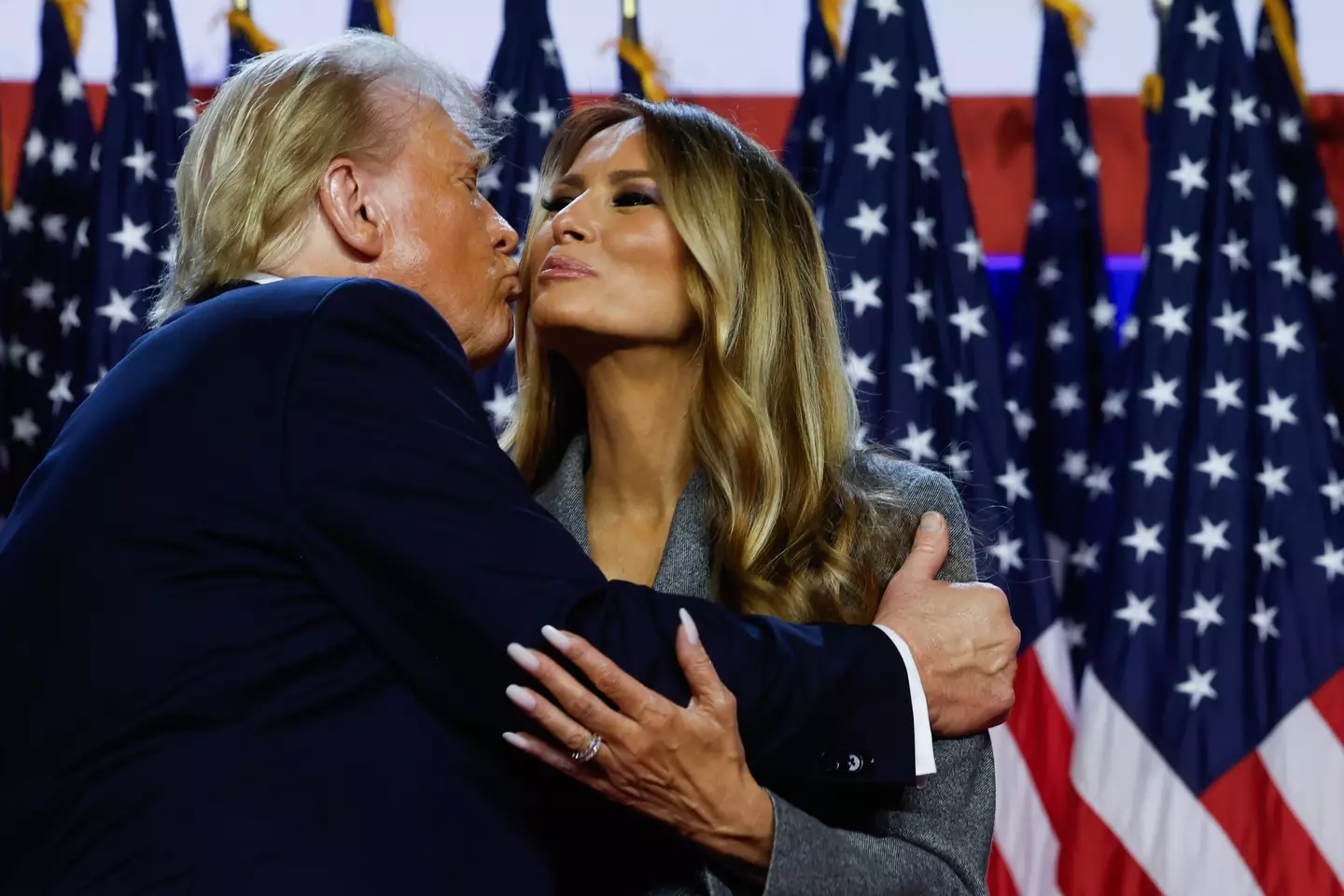 Onlookers felt "awkward" after the exchange. (Chip Somodevilla/Getty Images)