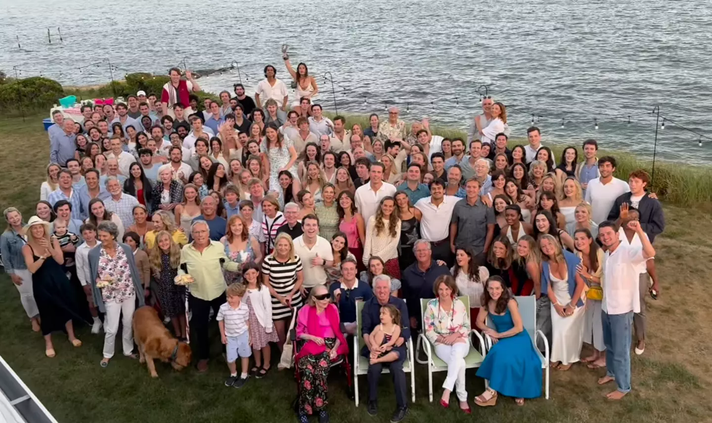The Kennedy family gathered for a video during their celebrations (Instagram/@kerrykennedyrfk)