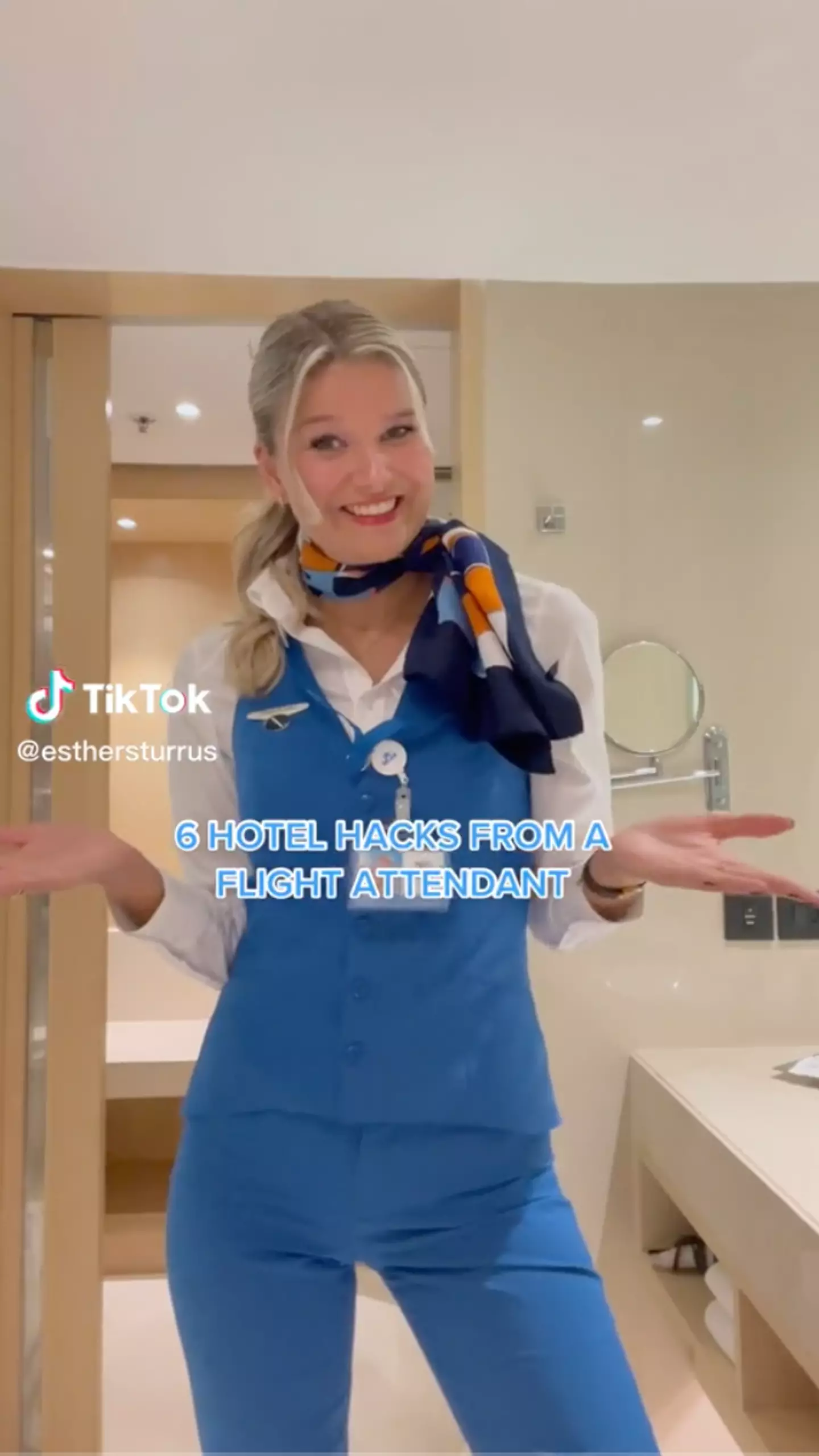 Esther shared her tips on TikTok.