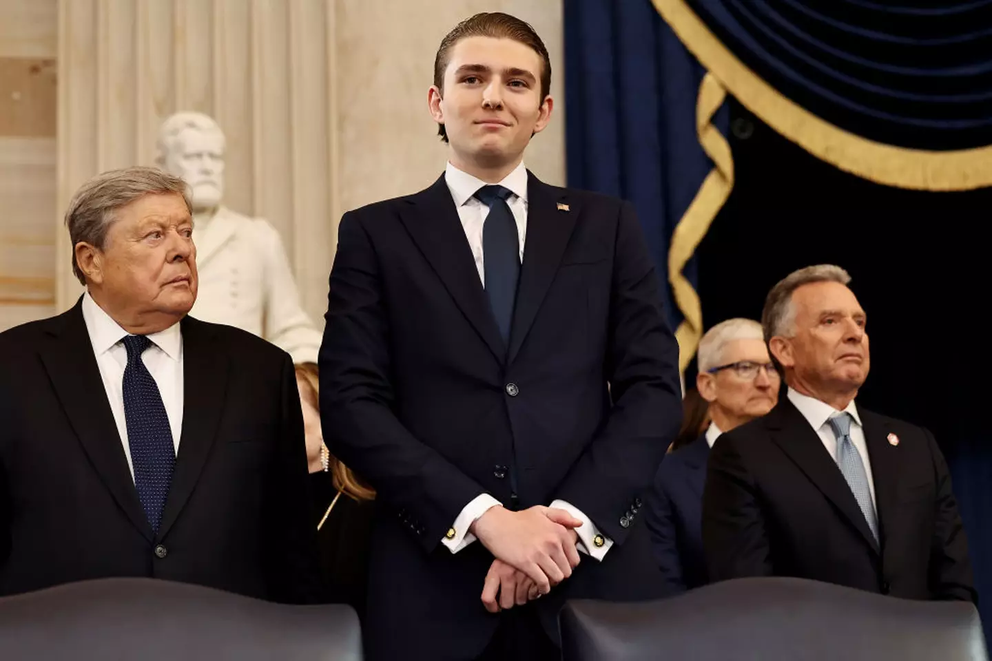 Barron's citizenship came into question, but other users quickly shut the claim down (Chip Somodevilla / Getty Images)
