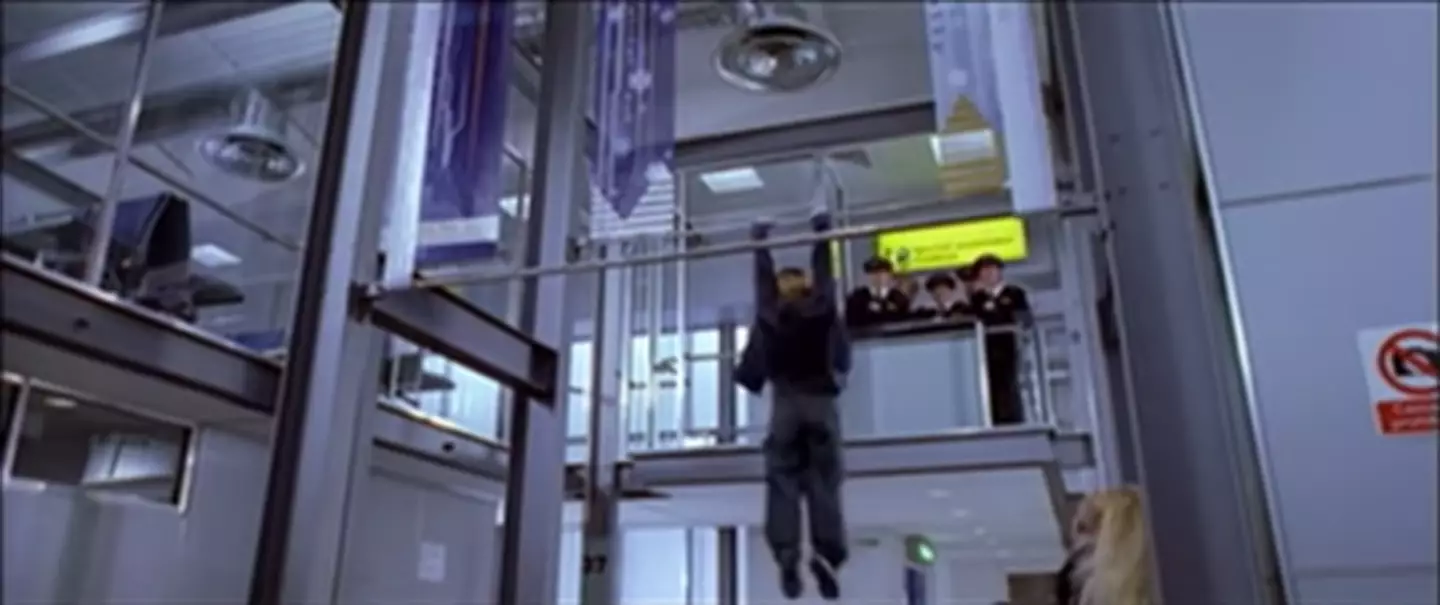 The deleted scene features an elaborate gymnastics sequence.