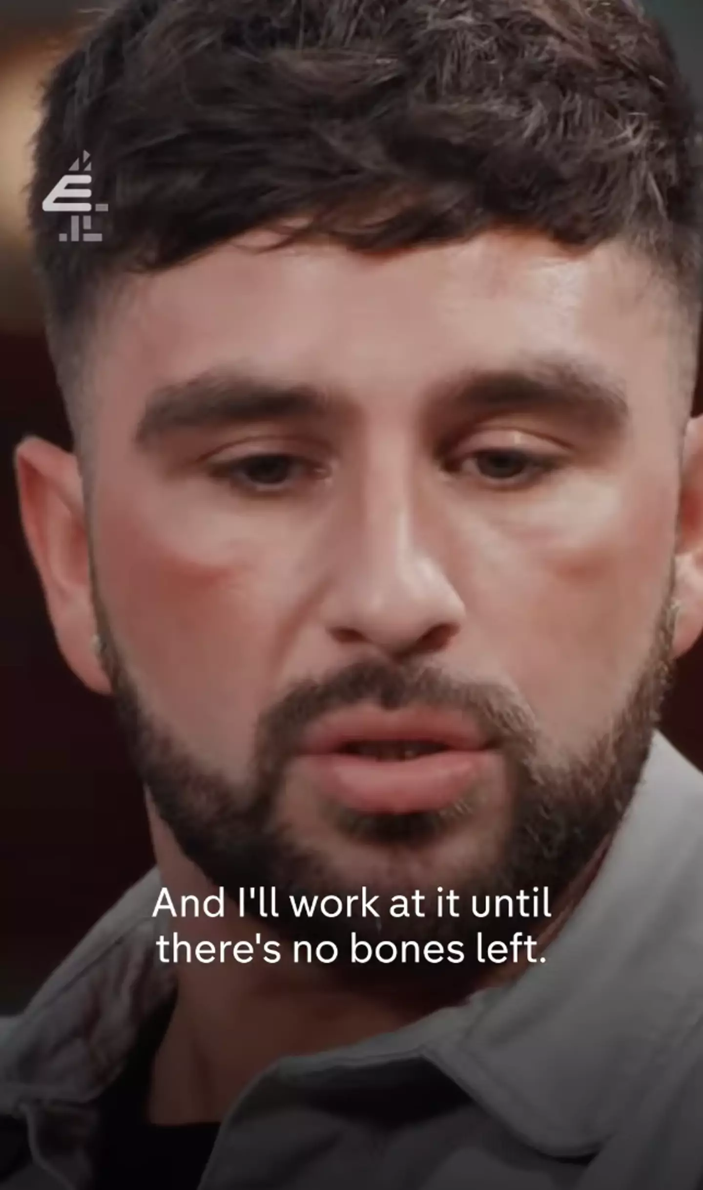 Kieran assured his bride that he would do his best to work through any issues alongside her (E4)