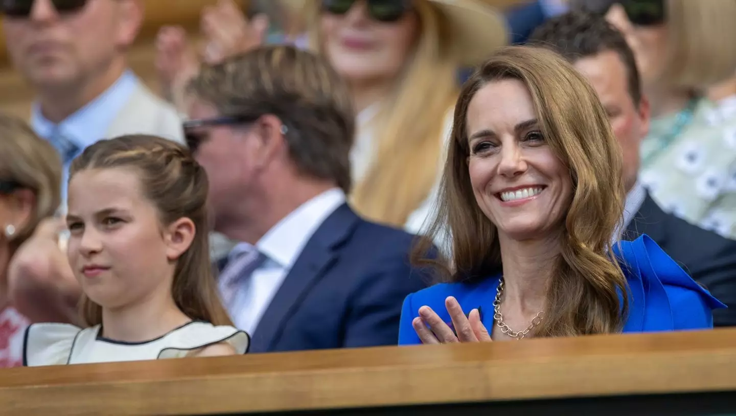 The Princess of Wales and her family watched on from the Royal Box (Tim Clayton/Getty Images)