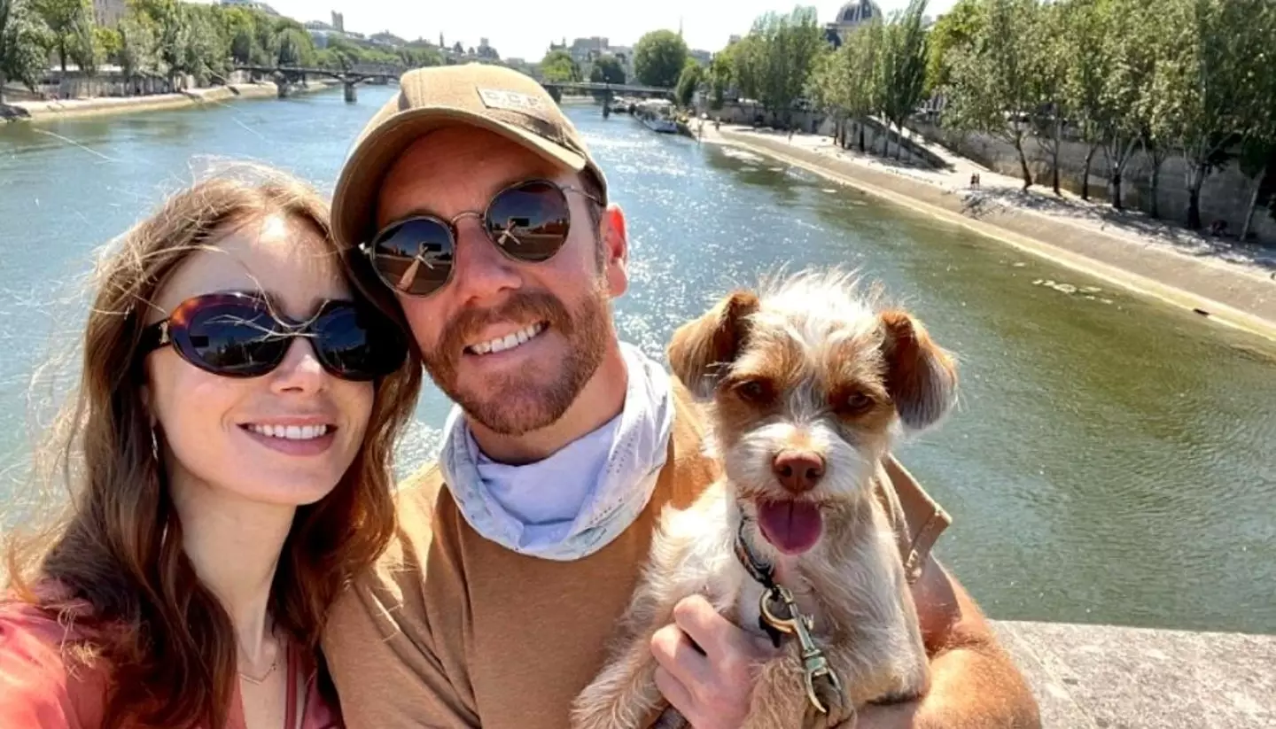 Charlie joined Lily in Paris during filming for the new series of Emily In Paris. (
