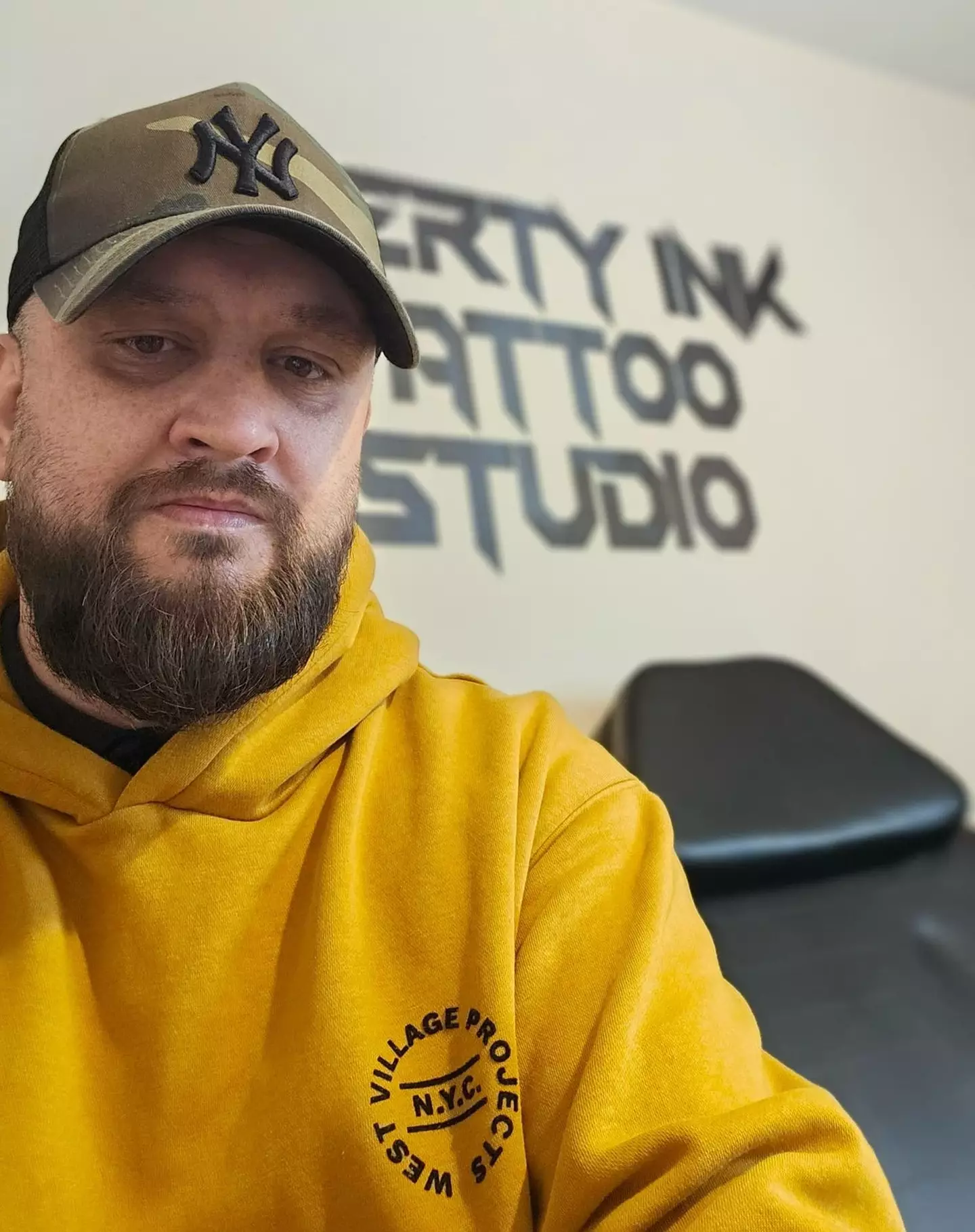 Joe visited Ant Payne-Wright for the bespoke tattoo job.