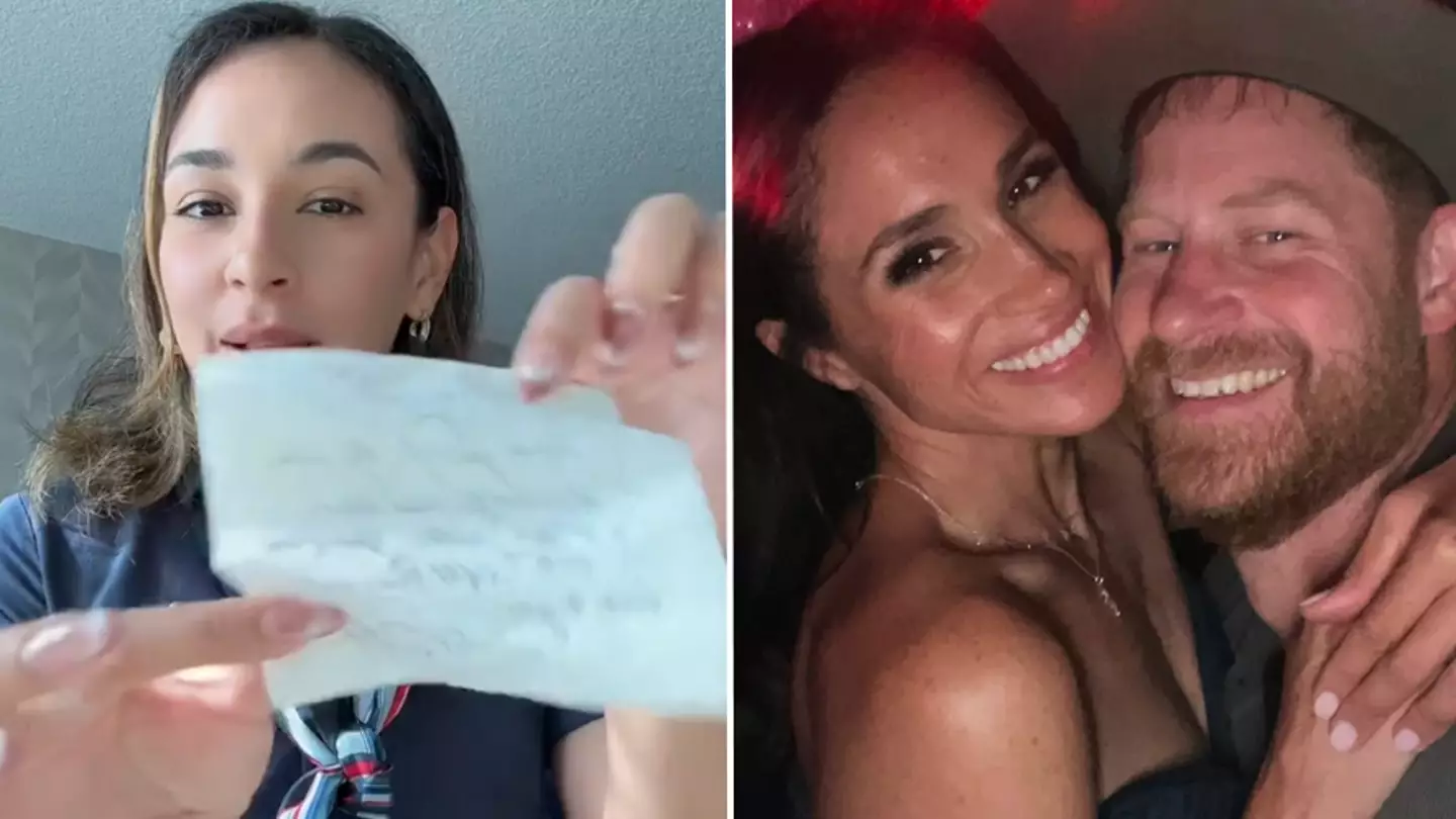 Flight attendant reveals surprising handwritten note Meghan Markle left her on napkin