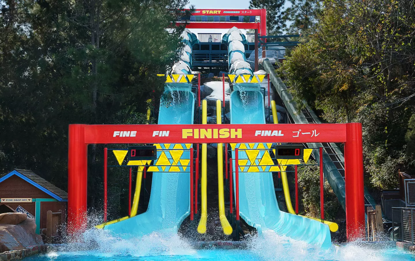 A man claims he's been left with injuries after riding Disney World's Downhill Double Dipper waterslide (Walt Disney World)