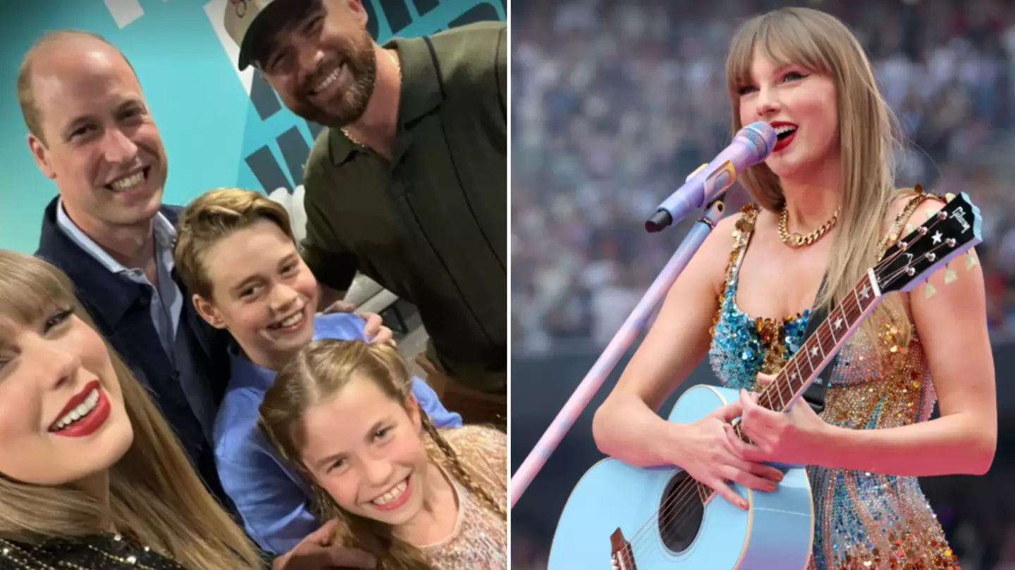 Taylor Swift shares iconic selfie with Prince William and children George and Charlotte