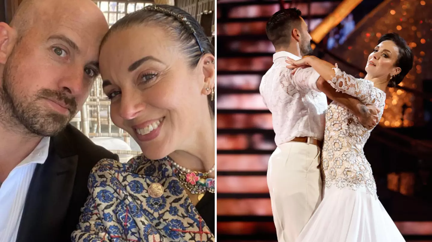 Amanda Abbington's fiancé shared cryptic message just hours before she quit Strictly