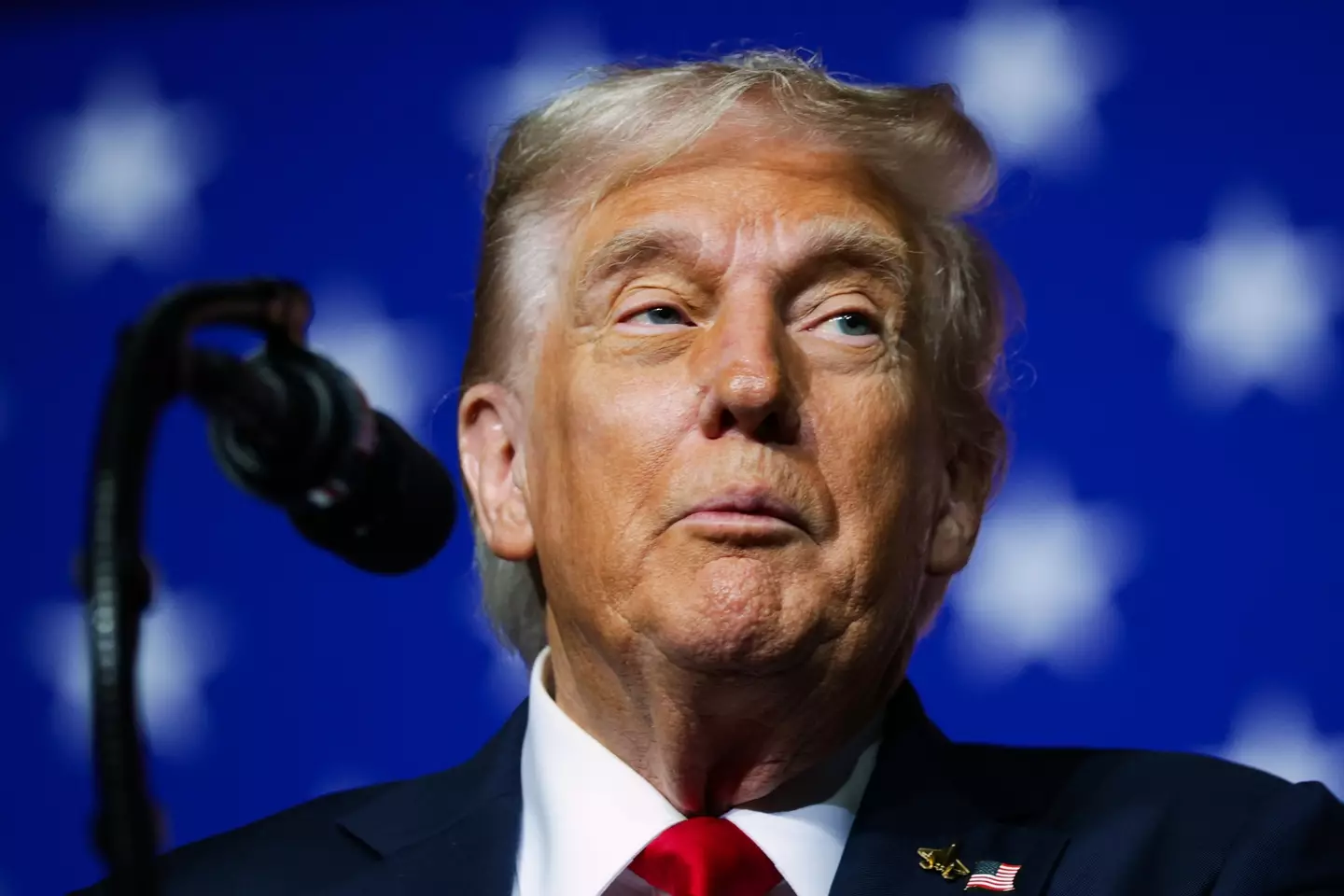 Donald Trump is reportedly steaming ahead with his White House renovation project amidst the US government shutdown (Alex Wong/Getty Images)