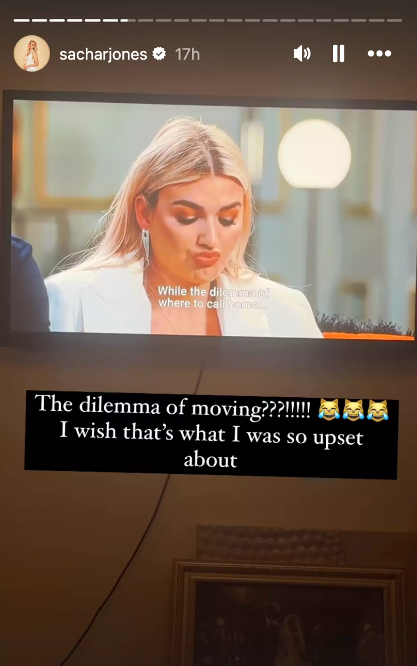 Sacha took to Instagram to share her thoughts following last night's explosive episode (Instagram/@sacharjones)