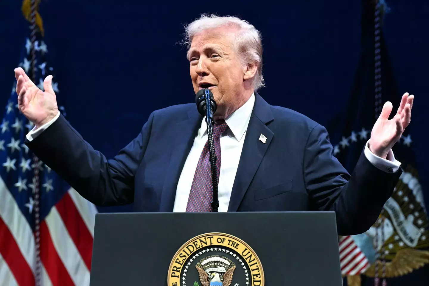 Trump has come under fire for his comments (SAUL LOEB/AFP via Getty Images)