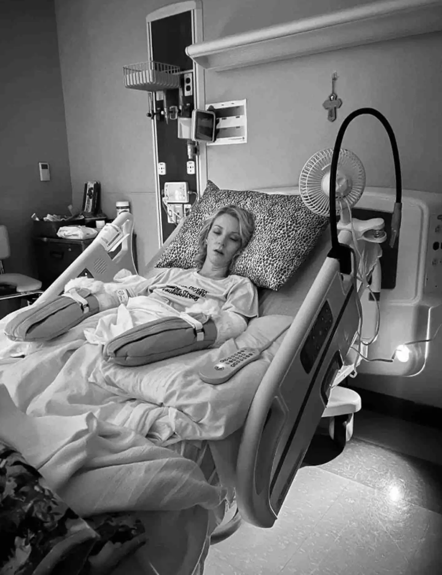 She contracted sepsis leading to a quadruple amputation.
