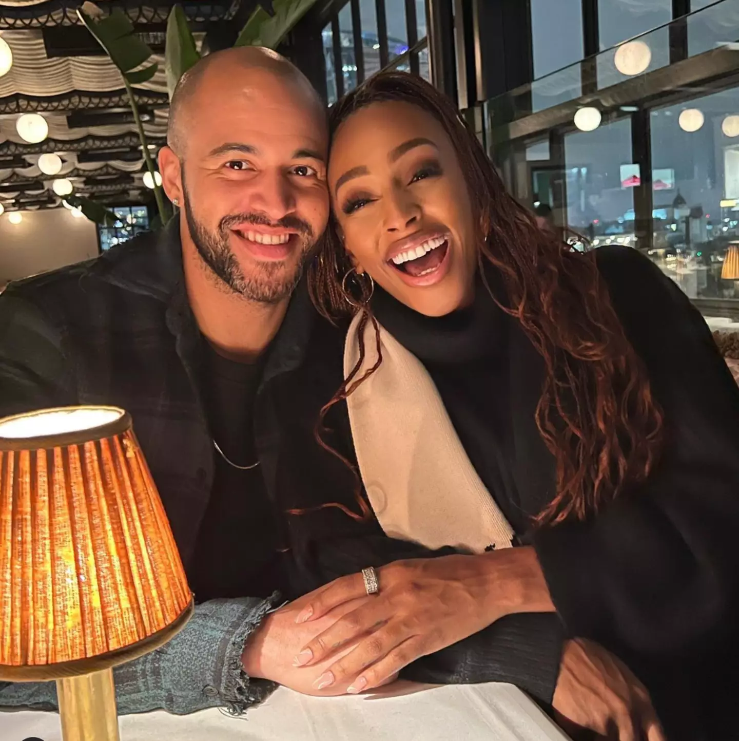 The pair have been dating for a year (