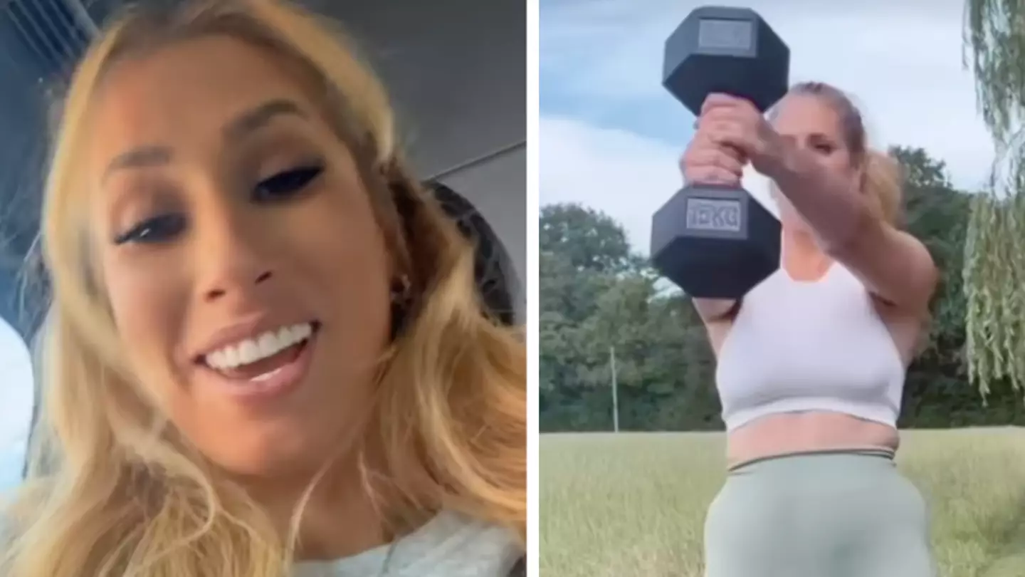 Stacey Solomon left mortified after spotting her 'camel toe' out in full force