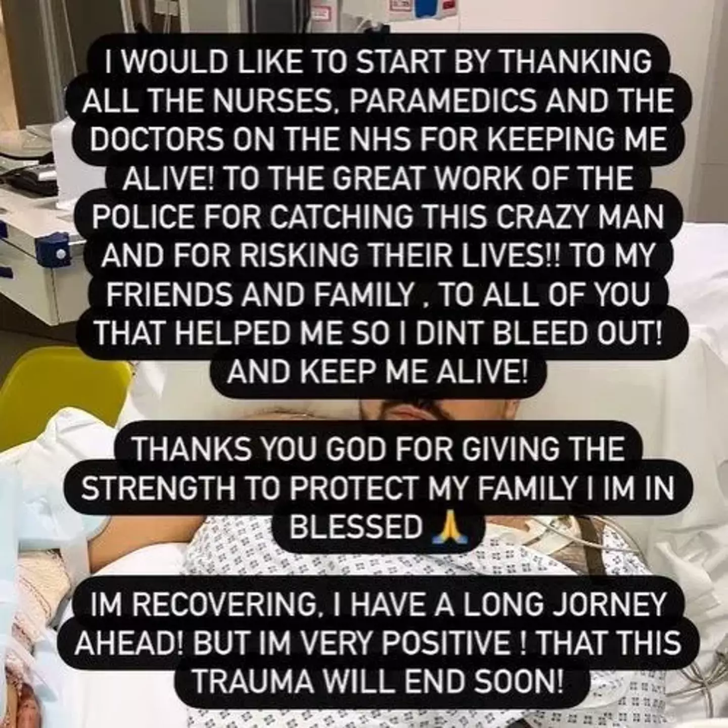 Henry shared his own update via Instagram Stories. (Instagram)