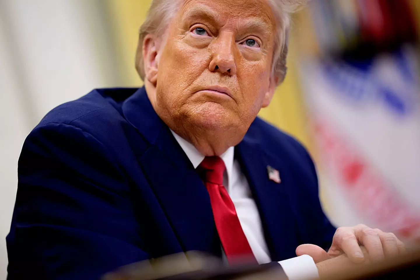 Donald Trump will make his 'Liberation Day' tariffs announcement later today at 9pm UK time (Andrew Harnik / Staff / Getty Images)