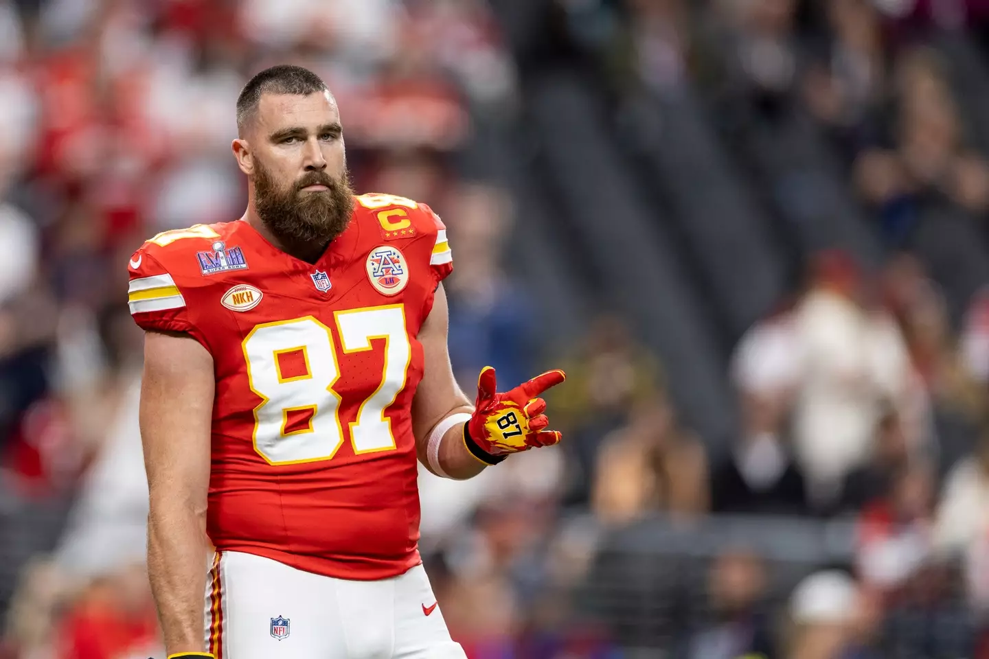 Travis Kelce plays for the Kansas City Chiefs (Michael Owens/Getty Images)