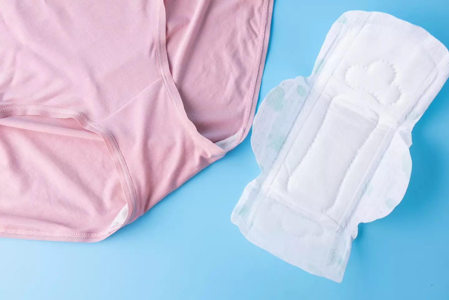 Wearing sanitary pads can sometimes cause thrush (Getty Stock Image)