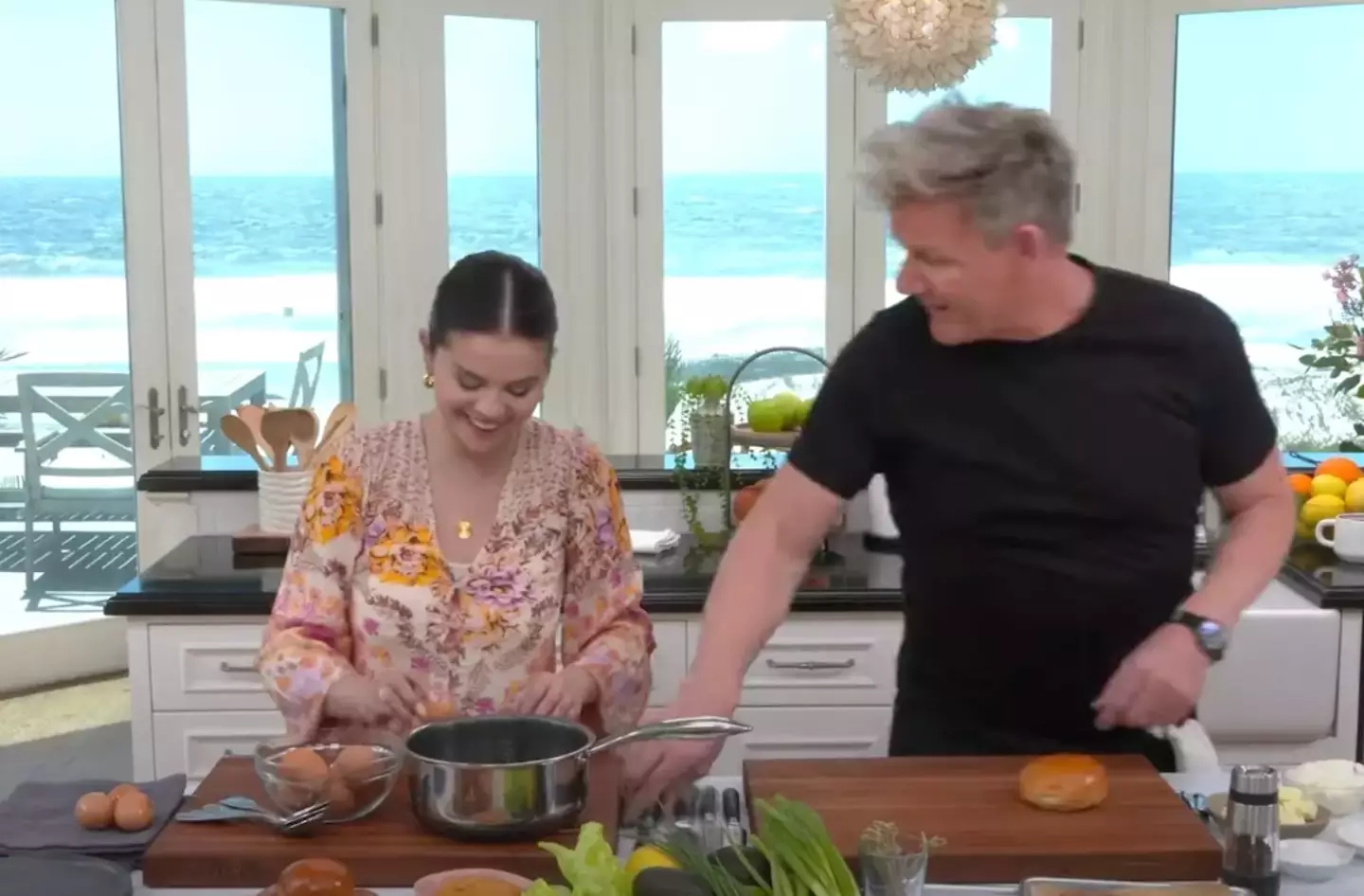 The duo previously worked together on a cooking series (@gordonramsay/YouTube)
