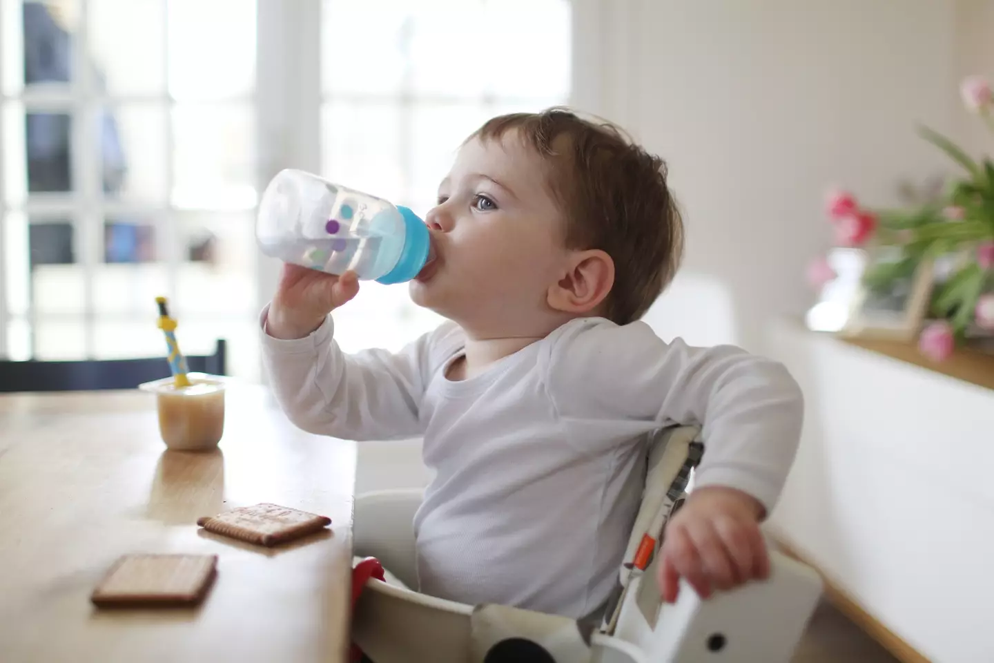 Babies should only be given water at a certain age (Catherine Delahaye/Getty)