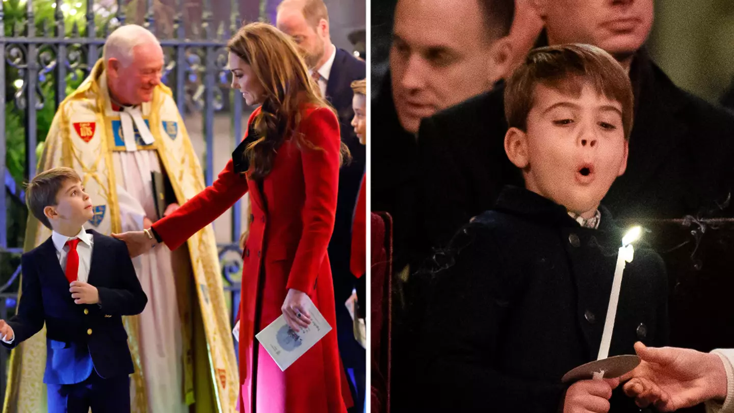 Royal fans 'work out' what Prince Louis actually said to Kate Middleton at Christmas concert