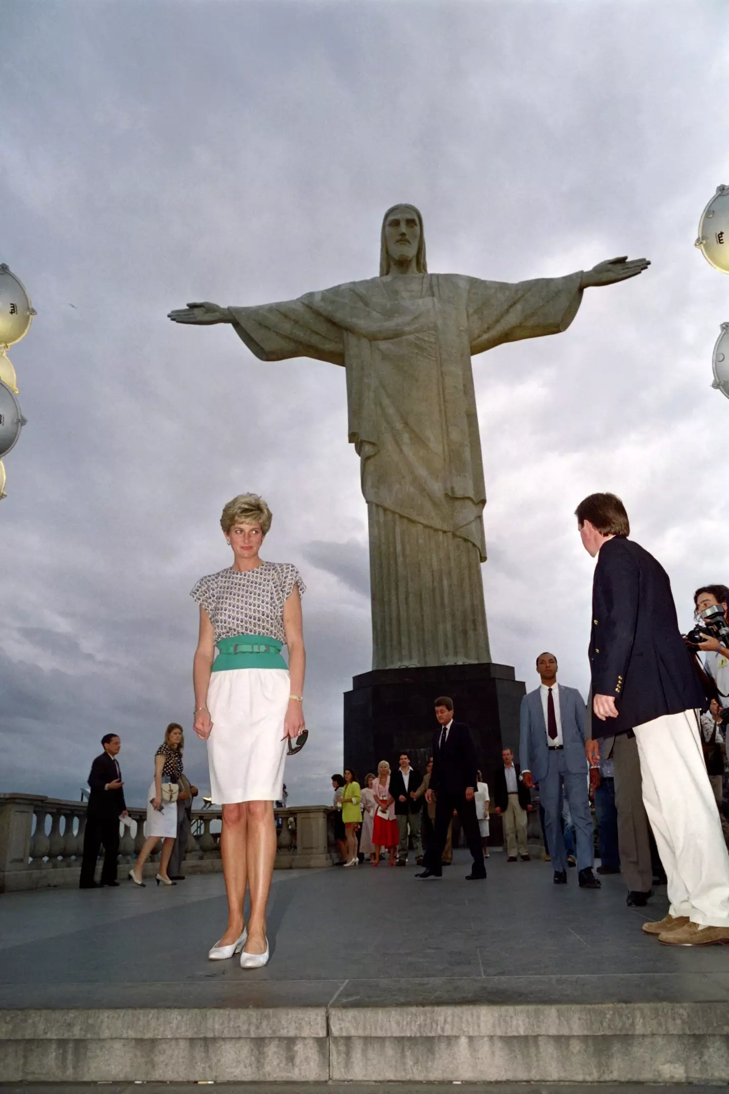 Diana travelled to the same spot in 1991 (ANTONIO SCORZA/AFP via Getty Images)