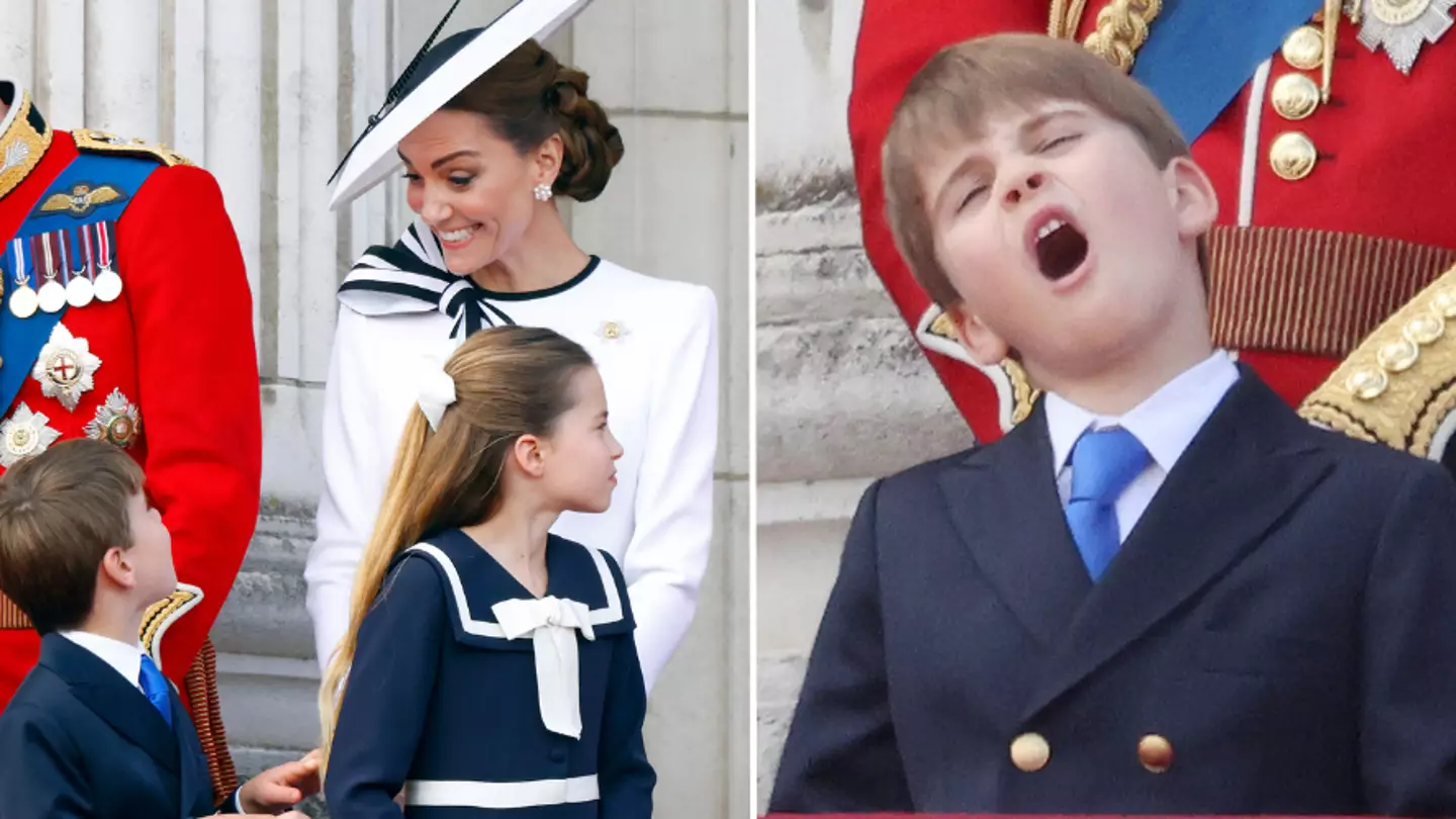 Lip reader worked out what Prince Louis really said to Kate after stealing show at King's birthday parade