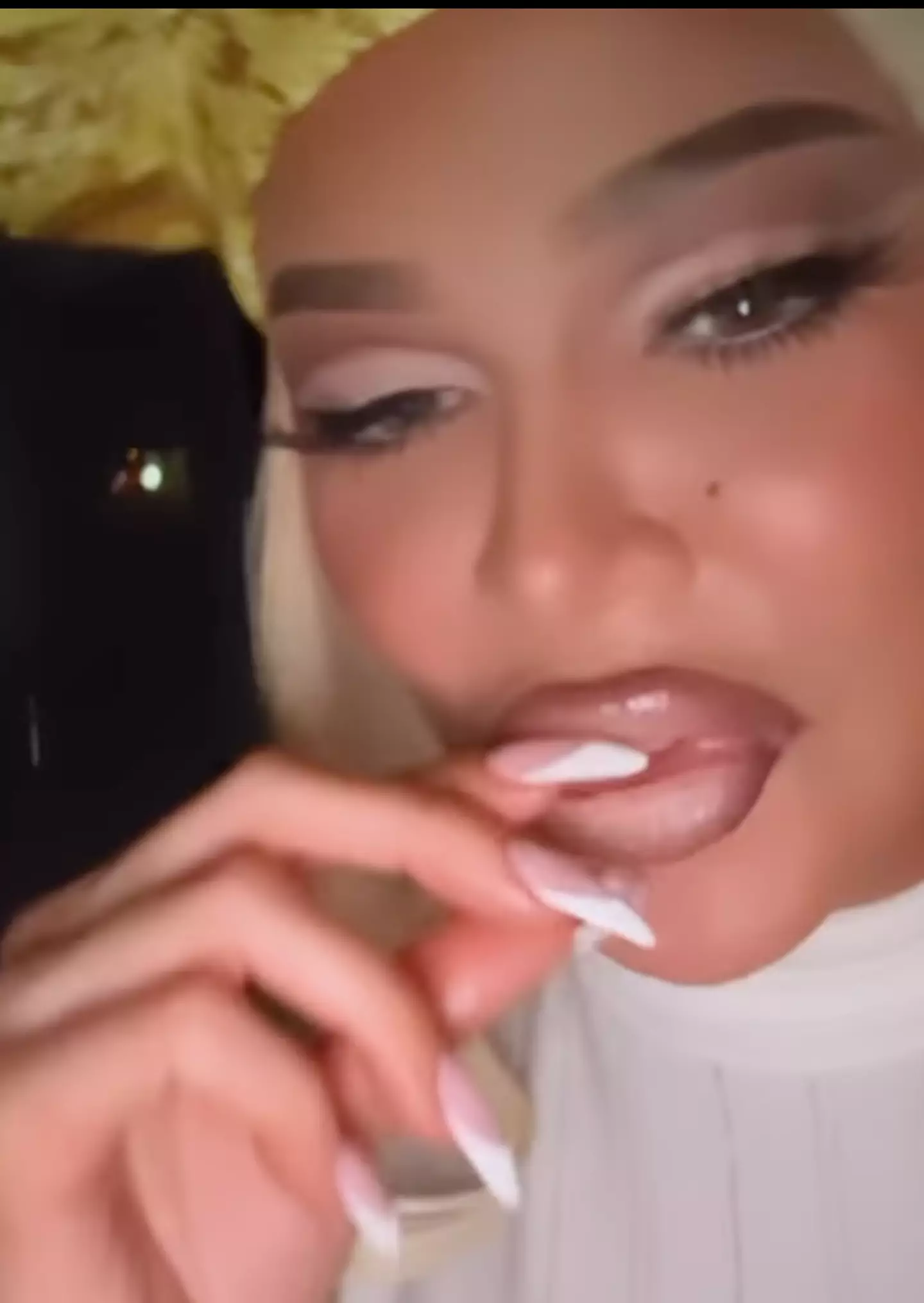 She also posted a video of her in her Bratz outfit.