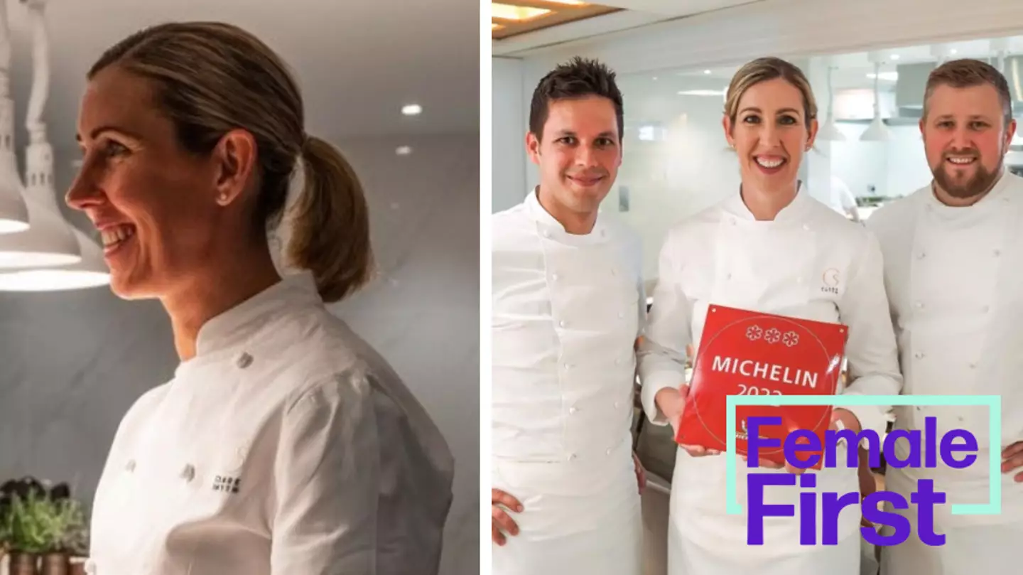 First British female to have three Michelin stars says it’s like ‘winning the World Cup’