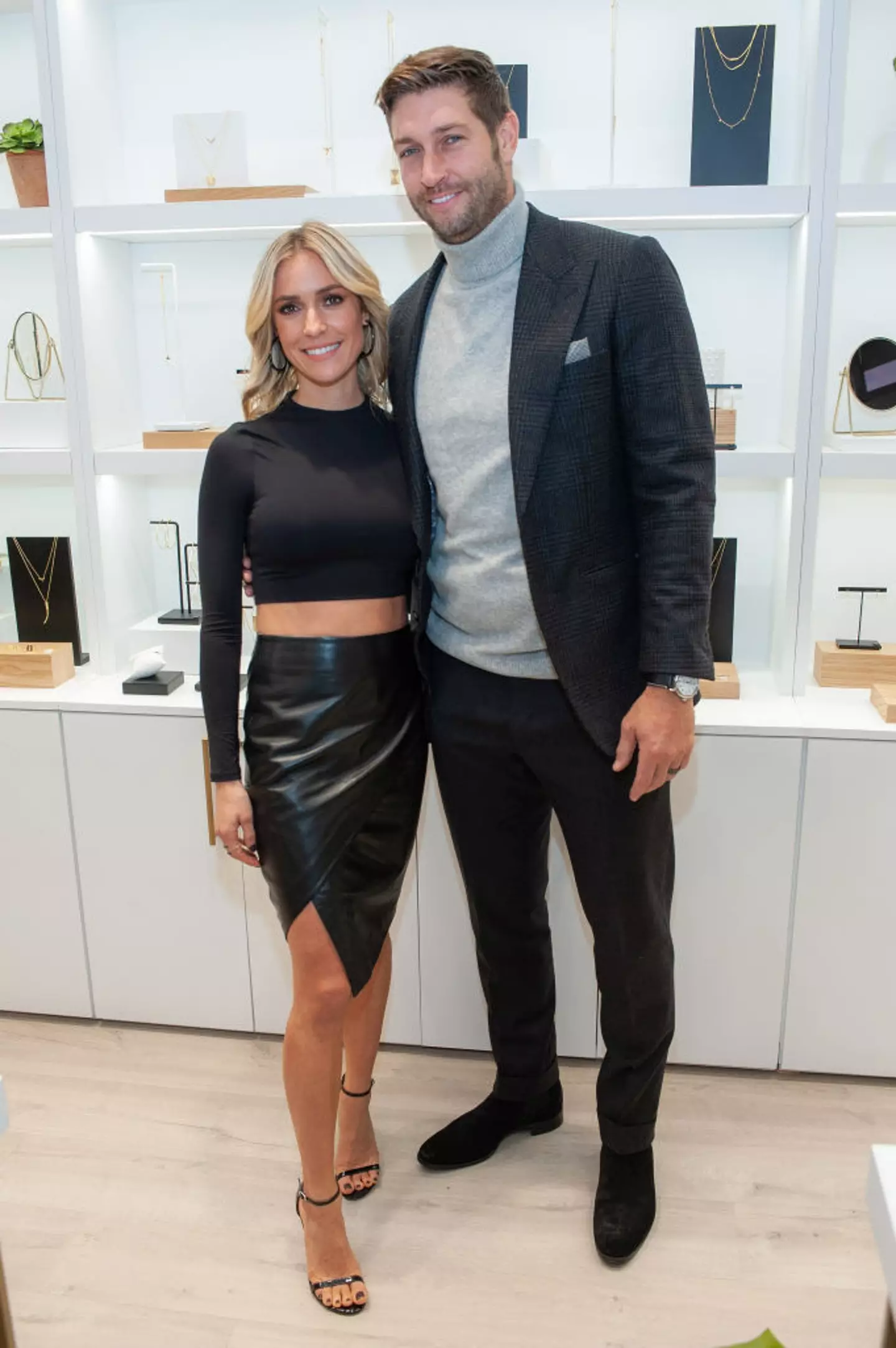 Kristin with her then-husband, Jay (Timothy Hiatt/Getty Images)