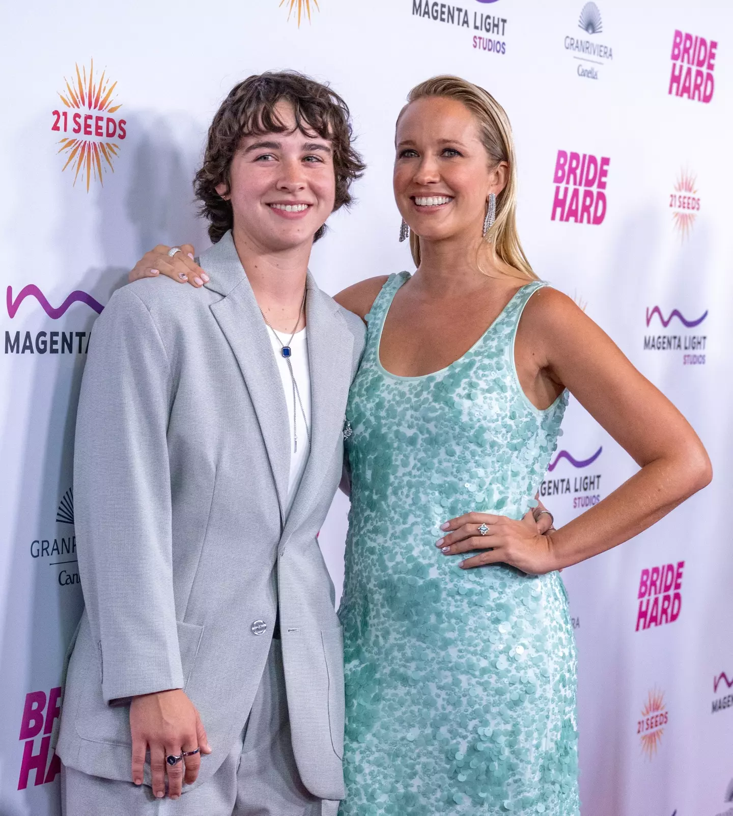 Anna is 42, while Jade is 24, making their age gap 18 years (Amanda Edwards/Getty Images)