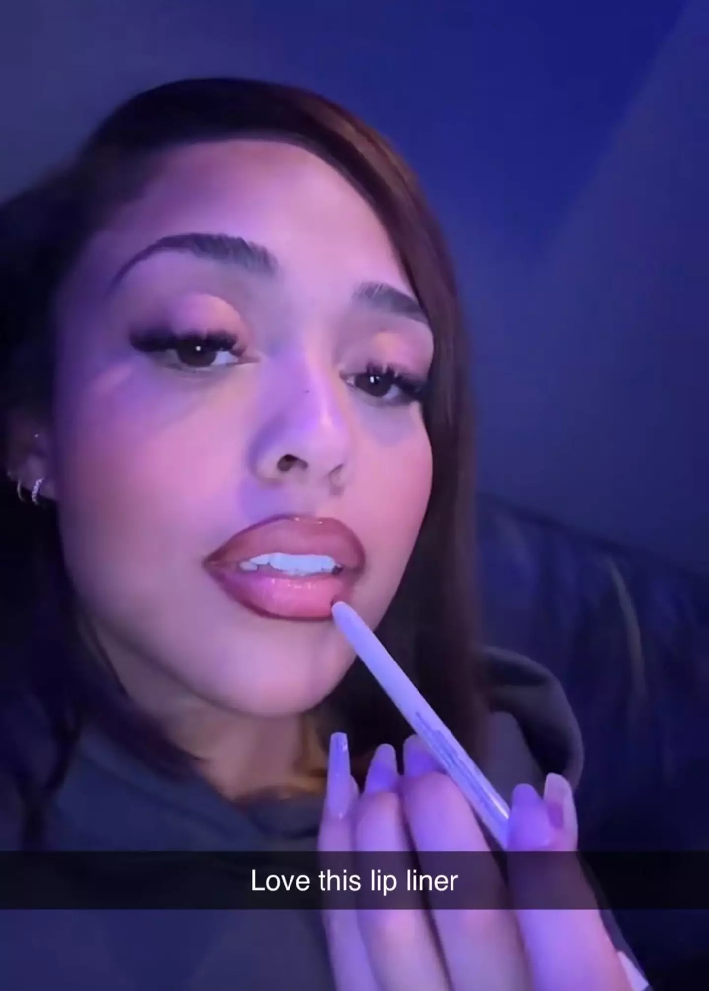 Jordyn praised the makeup brand's lip liner.