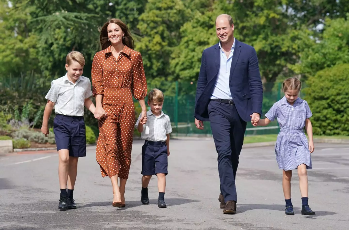 Many fans were quick to see the resemblance Kate has to her children (Jonathan Brady - Pool/Getty Images)
