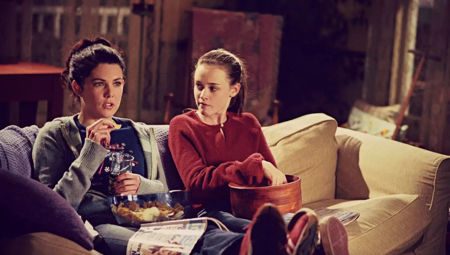 Eagle-eyed fans have spotted an x-rated detail in one episode of Gilmore Girls. (The CW)