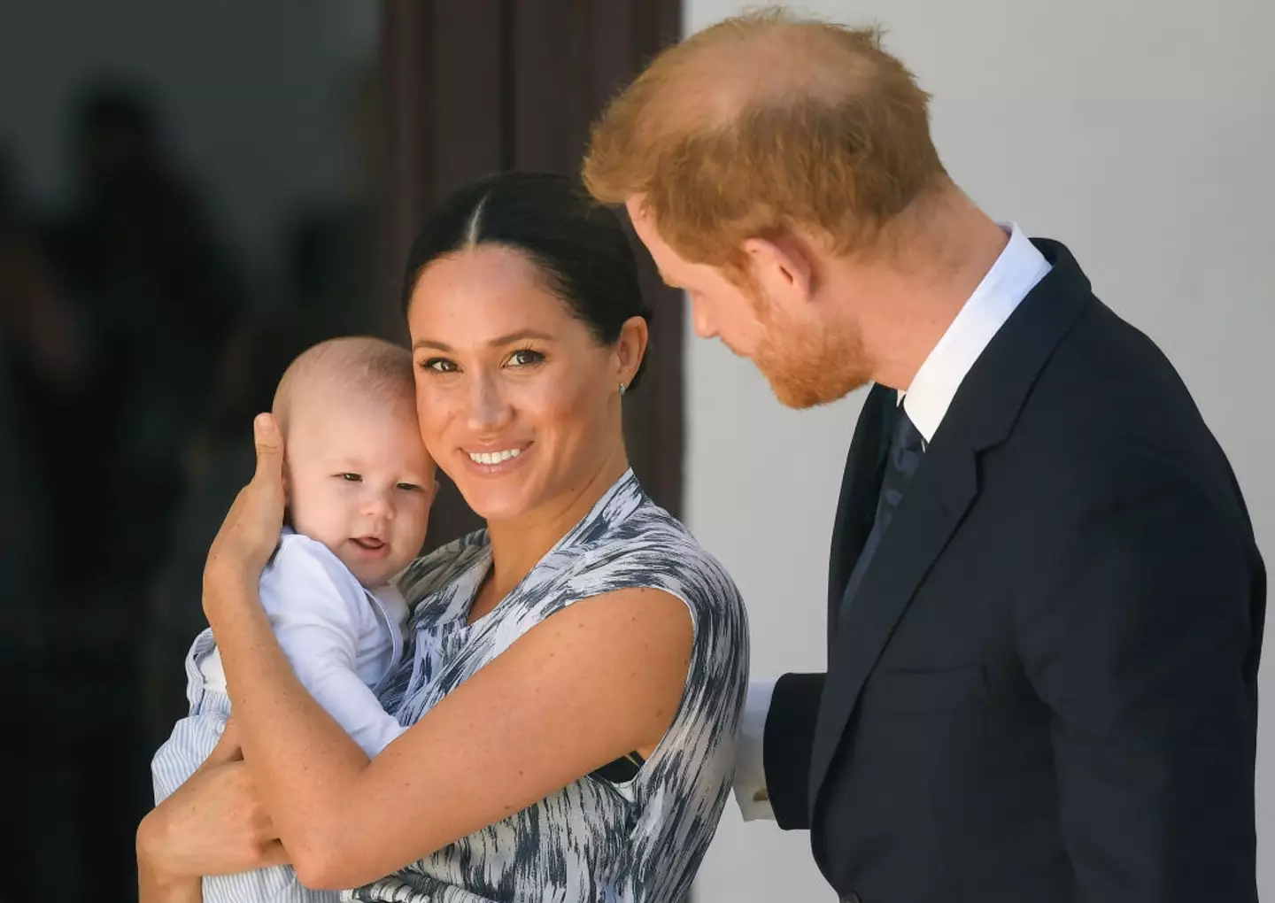 Meghan, Harry and baby Archie. (Pool/Samir Hussein/WireImage)