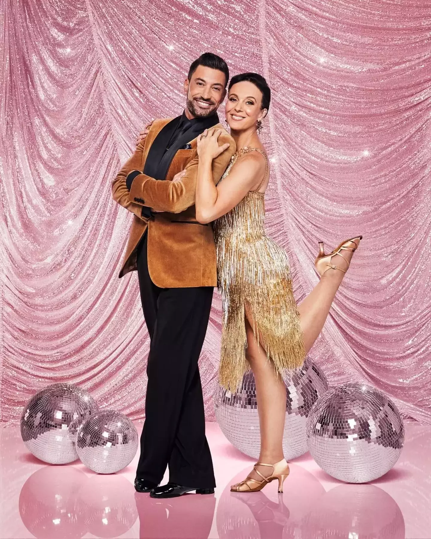 Giovanni Pernice and Amanda Abbington.