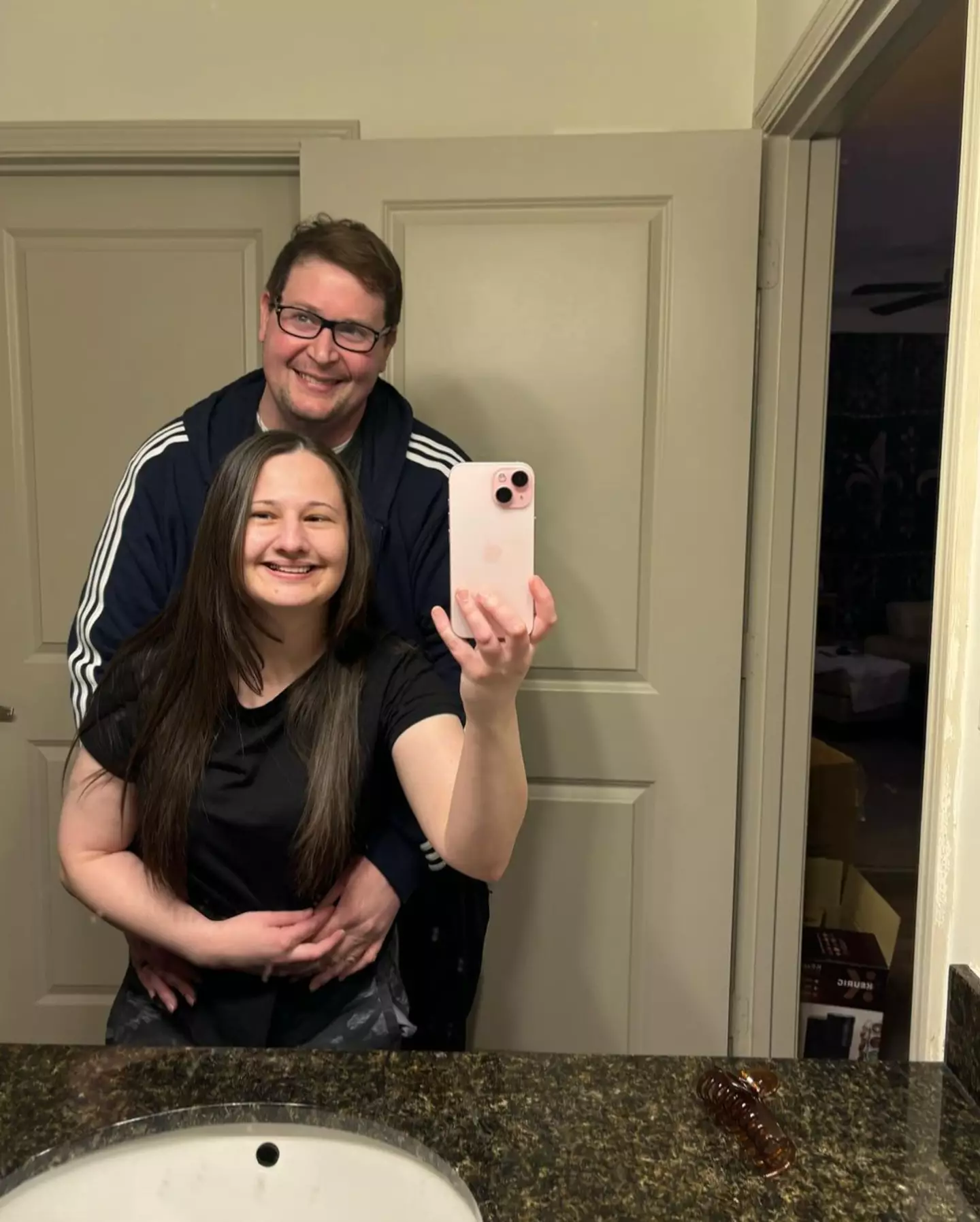 Gypsy is loved up with her husband Ryan.